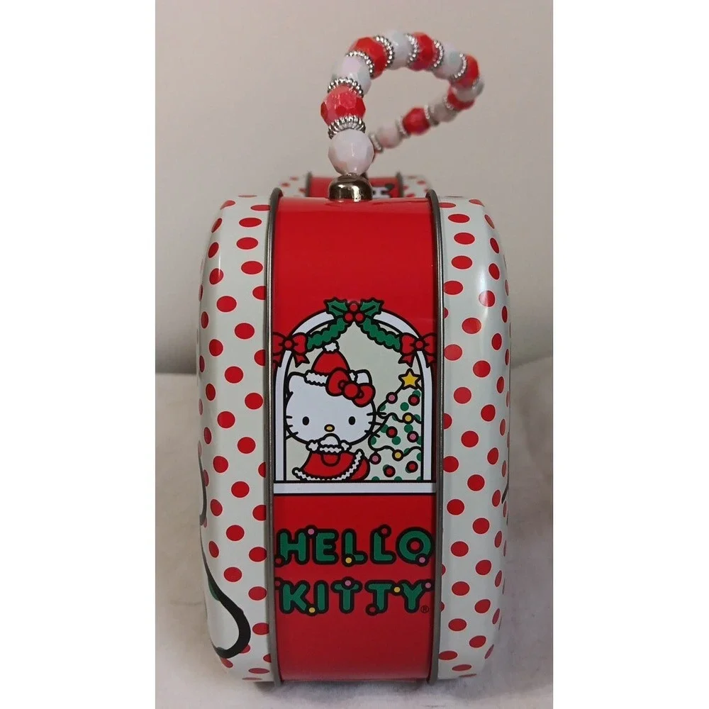 Hello Kitty‎ Carry All Metal Tin Purse Lunch Box Sanrio 2023 Christmas